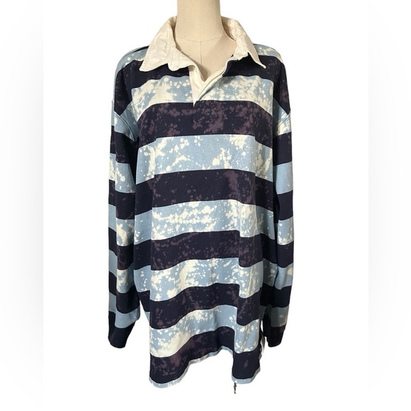 Wild Woman Twin Flame Hand Painted Up Cycled Vintage 1980s LL Bean Rugby - Picture 5 of 7